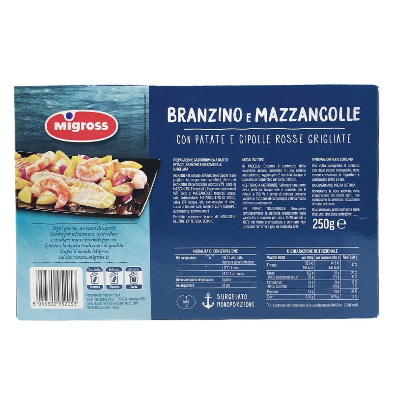 Migross Branzino e Mazzancolle 250 g