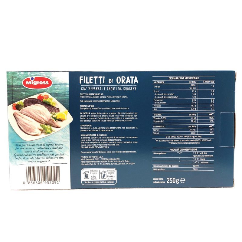 Migross Filetti di Orata 250 g