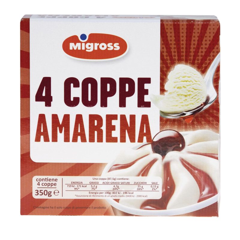 Migross Coppe Amarena 4x87,5 g