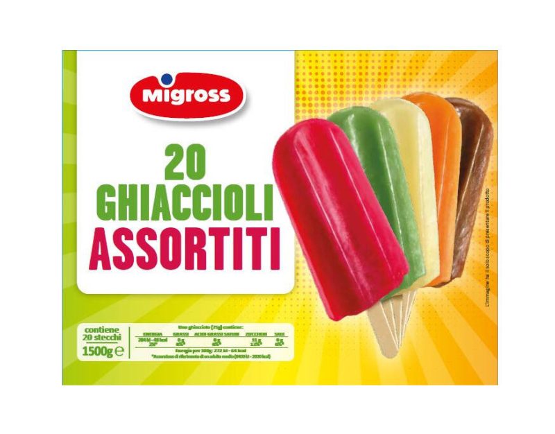 Migross Ghiaccioli assortiti 20x75 g