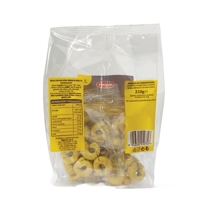 Migross Taralli Classici Multipack x6 210 g