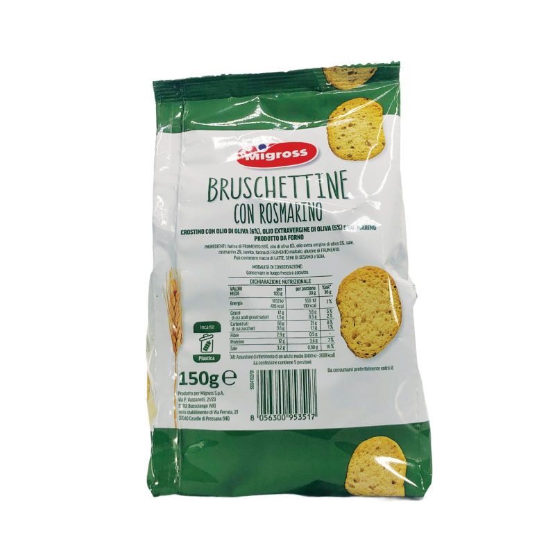 Migross Bruschettine con Rosmarino 150 g