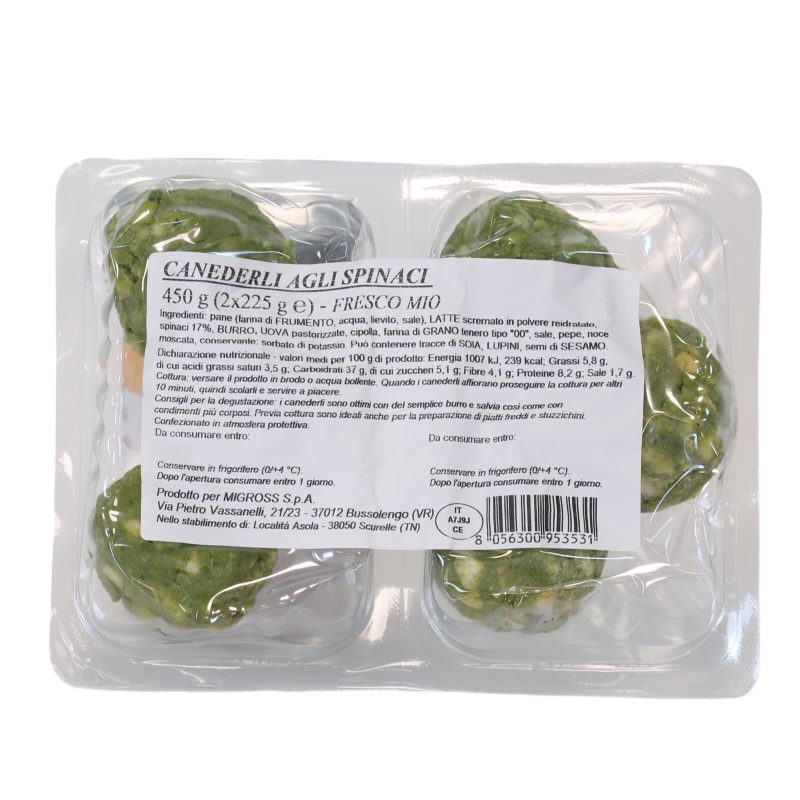 Fresco Mio Canederli agli spinaci 450 g