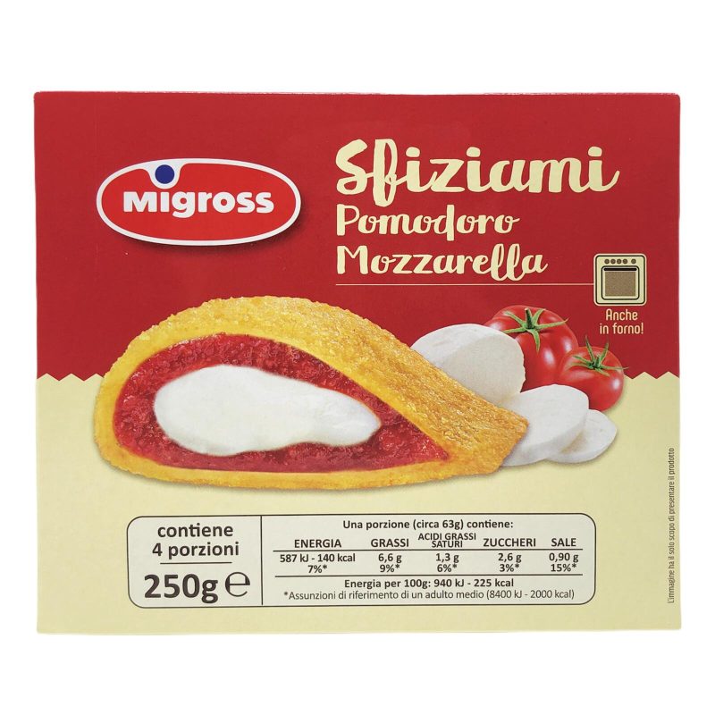 Migross Sfiziami Pomodoro Mozzarella 250 g