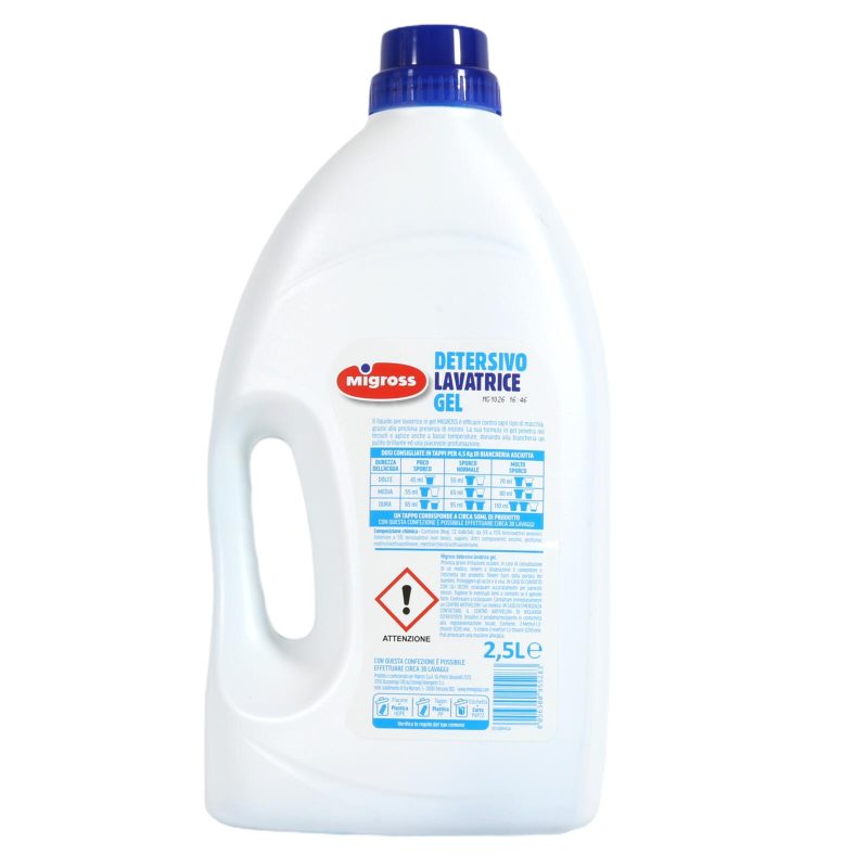 Migross Detersivo Lavatrice Gel 2,5 L