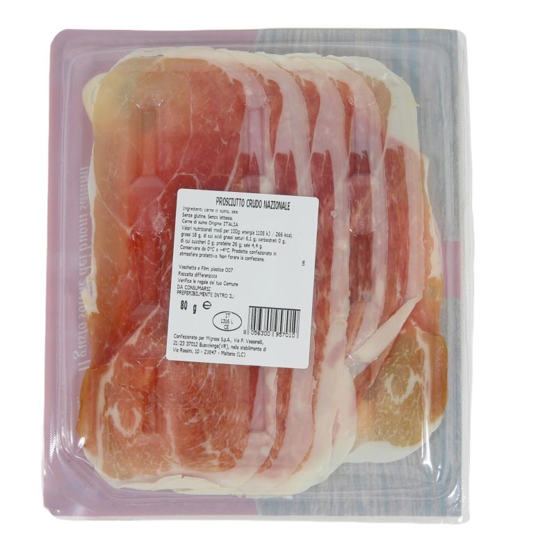 Migross Prosciutto crudo nazionale 80 g