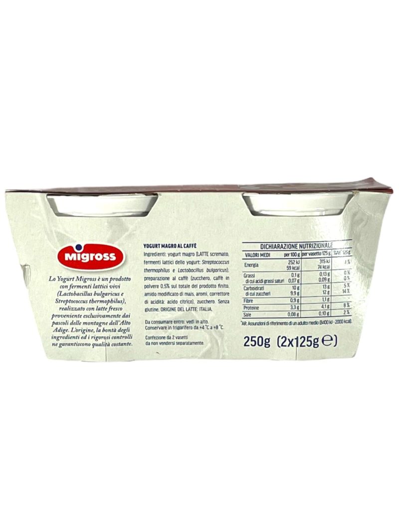 Migross Yogurt magro 0% al Caffè 2x125 g