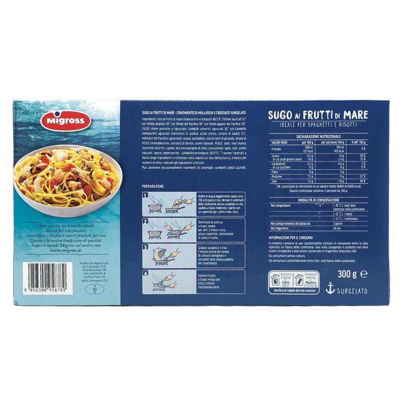 Migross Sugo ai Frutti di Mare 300 g