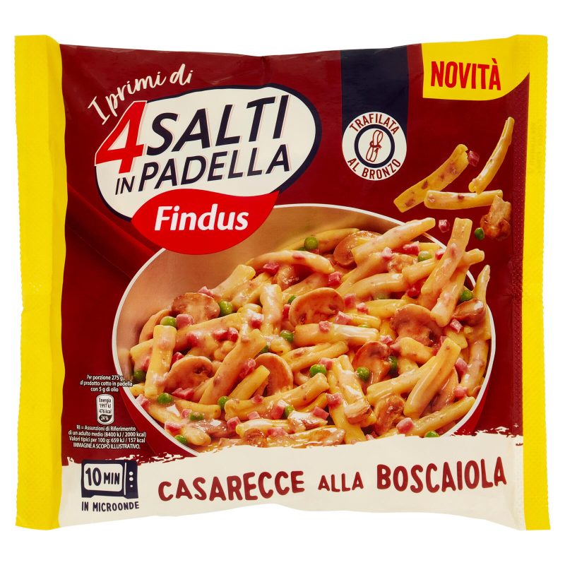 4 Salti in Padella Findus Casarecce alla Boscaiola 550 g