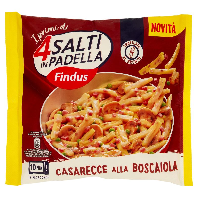 4 Salti in Padella Findus Casarecce alla Boscaiola 550 g