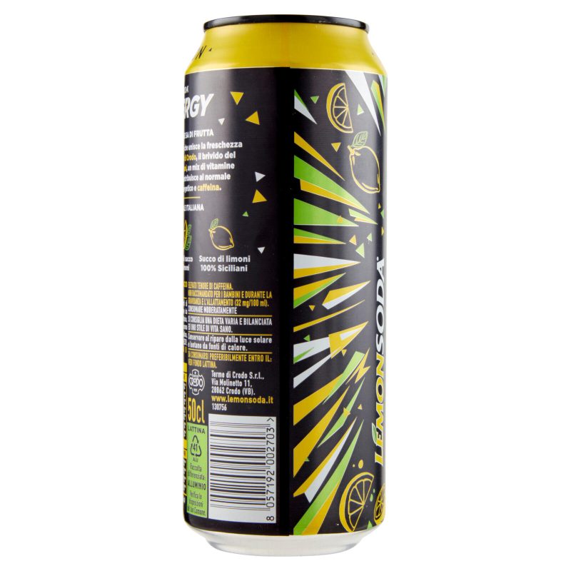 Lemonsoda Energy Lemon 50 cl