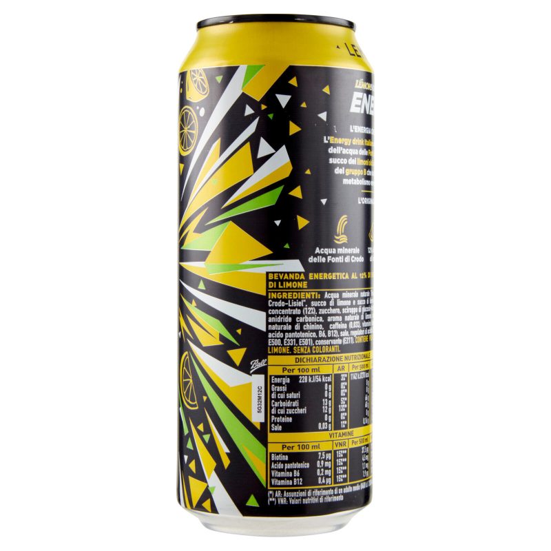 Lemonsoda Energy Lemon 50 cl