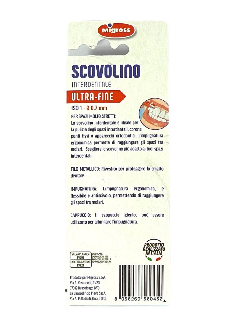 Migross Scovolino interdentale ultra fine 6 pz