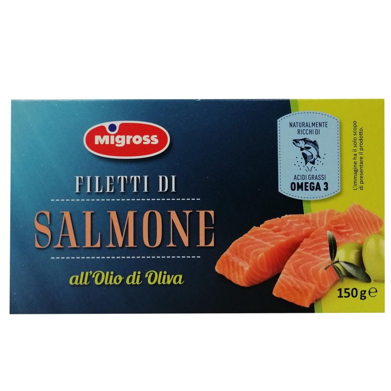 Migross Filetti di Salmone all'Olio di Oliva 150 g