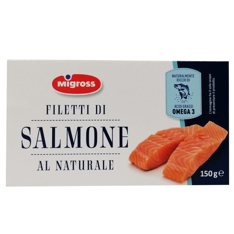 Migross Filetti di Salmone al naturale 150 g