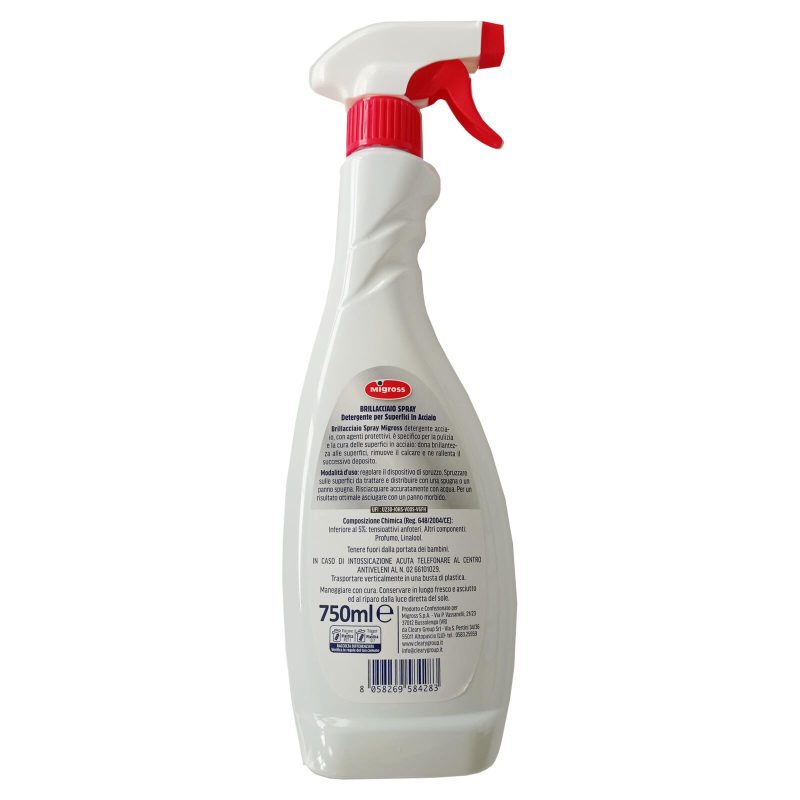 Migross Detergente Spray Acciaio 750 ml