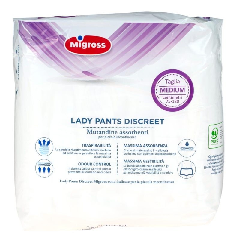 Lady pants discreet  medium Migross x8