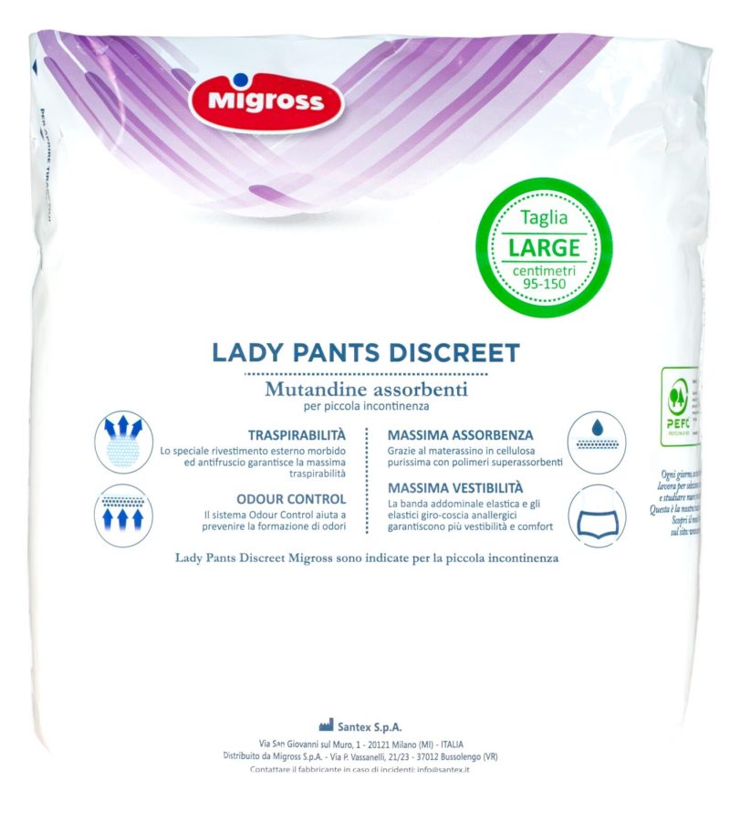 Lady Pants Discreeet Large Migross x7