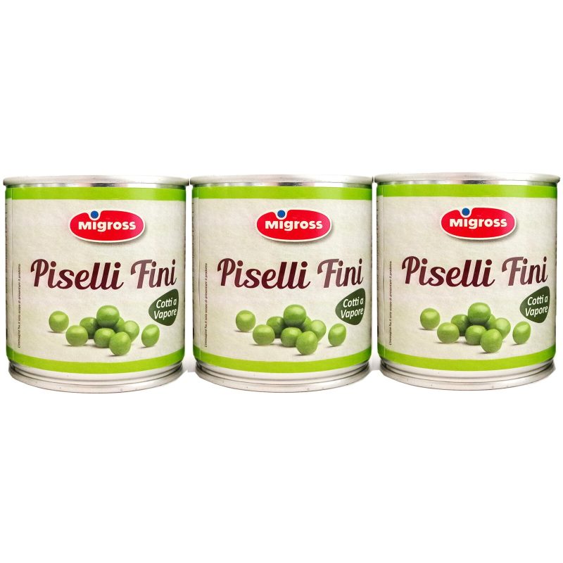 Migross Piselli fini cotti a vapore 3x150 g