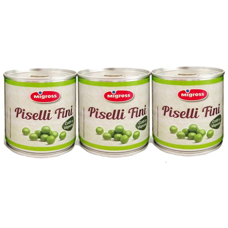 Migross Piselli fini cotti a vapore 3x150 g