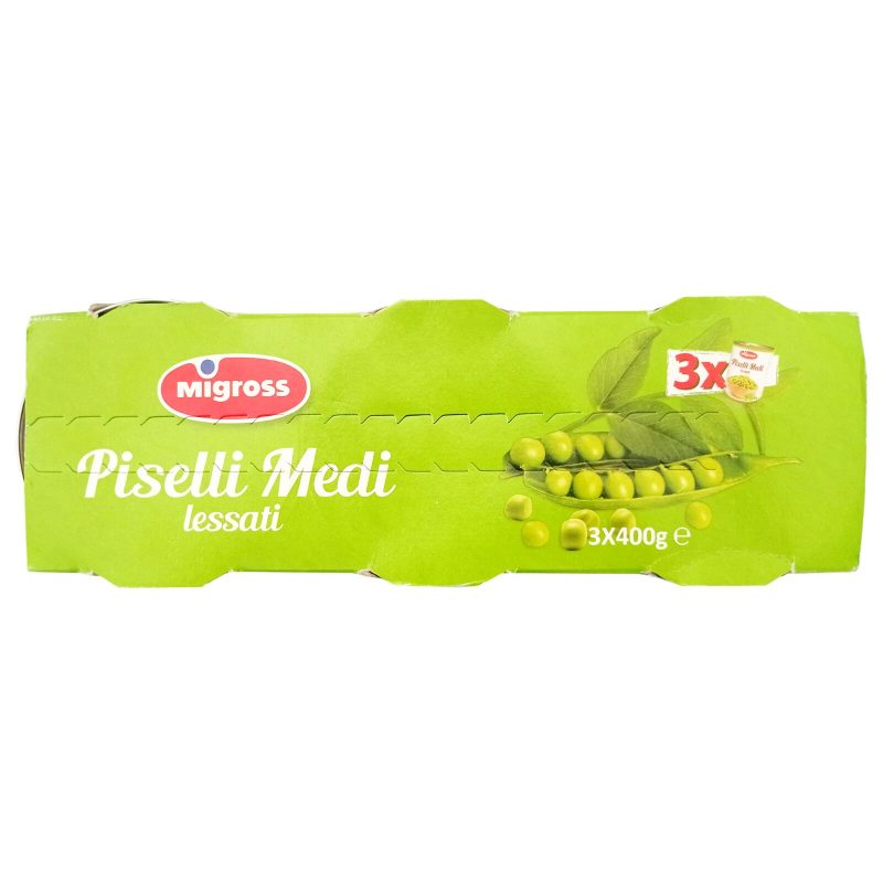 Migross Piselli medi lessati 3x400 g