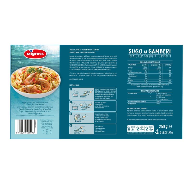 Migross Sugo ai Gamberi 250 g