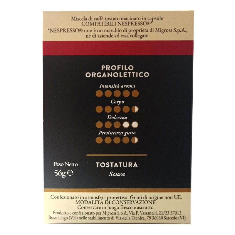 Re di Sapori Caffè Espresso Vulcano 10 capsule compatibili Nespresso®*