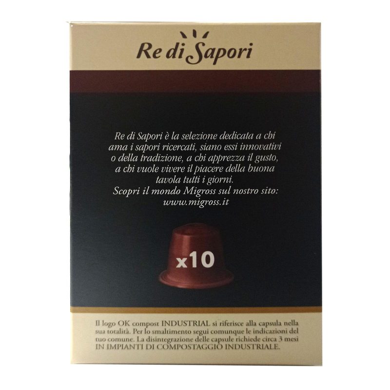 Re di Sapori Caffè Espresso Club 10 capsule compatibili Nespresso®*