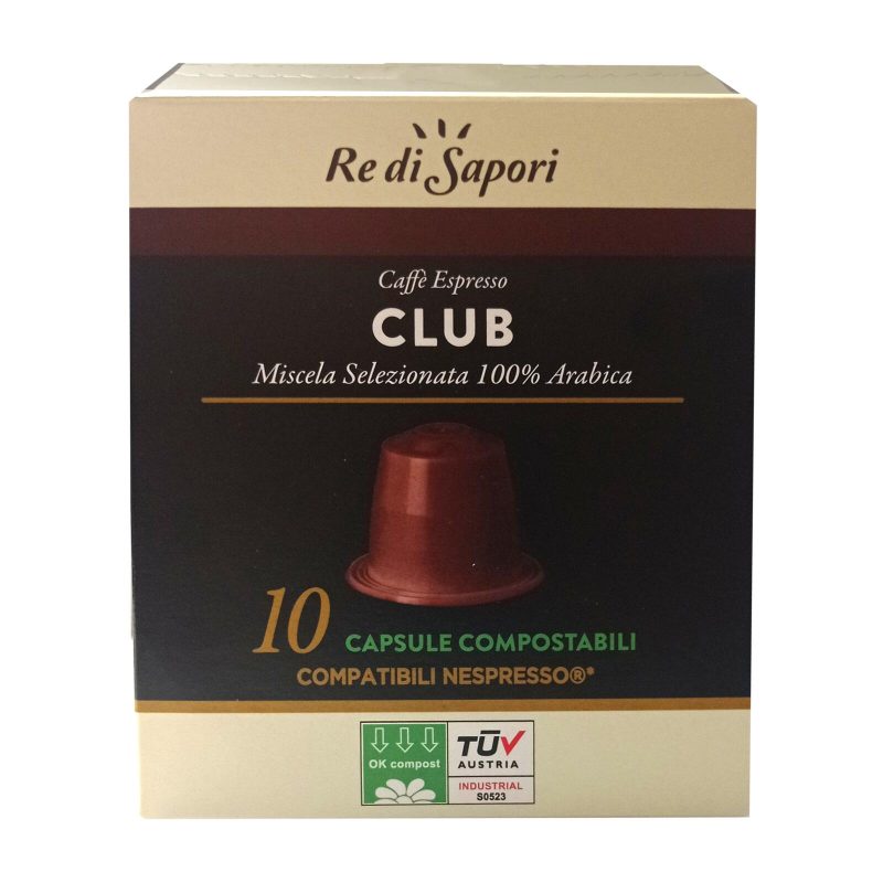 Re di Sapori Caffè Espresso Club 10 capsule compatibili Nespresso®*