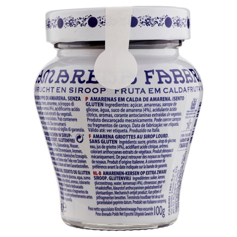 Amarena Fabbri Frutto e Sciroppo 230 g