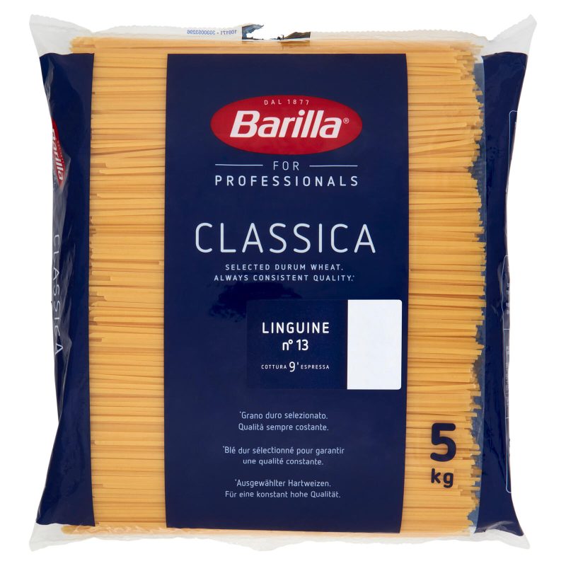 Barilla for Professionals Linguine n°13 Pasta Classica Lunga Catering Foodservice 5 kg