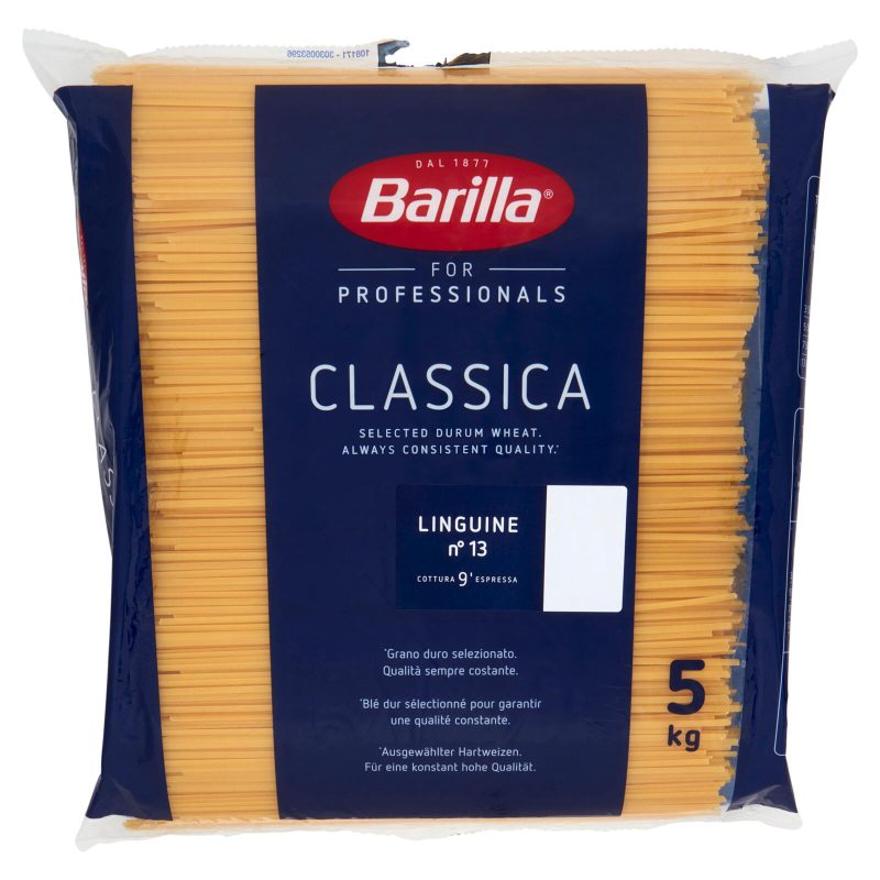 Barilla for Professionals Linguine n°13 Pasta Classica Lunga Catering Foodservice 5 kg