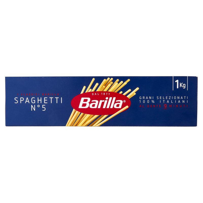 Barilla Pasta Spaghetti n.5 100% Grano Italiano 1Kg