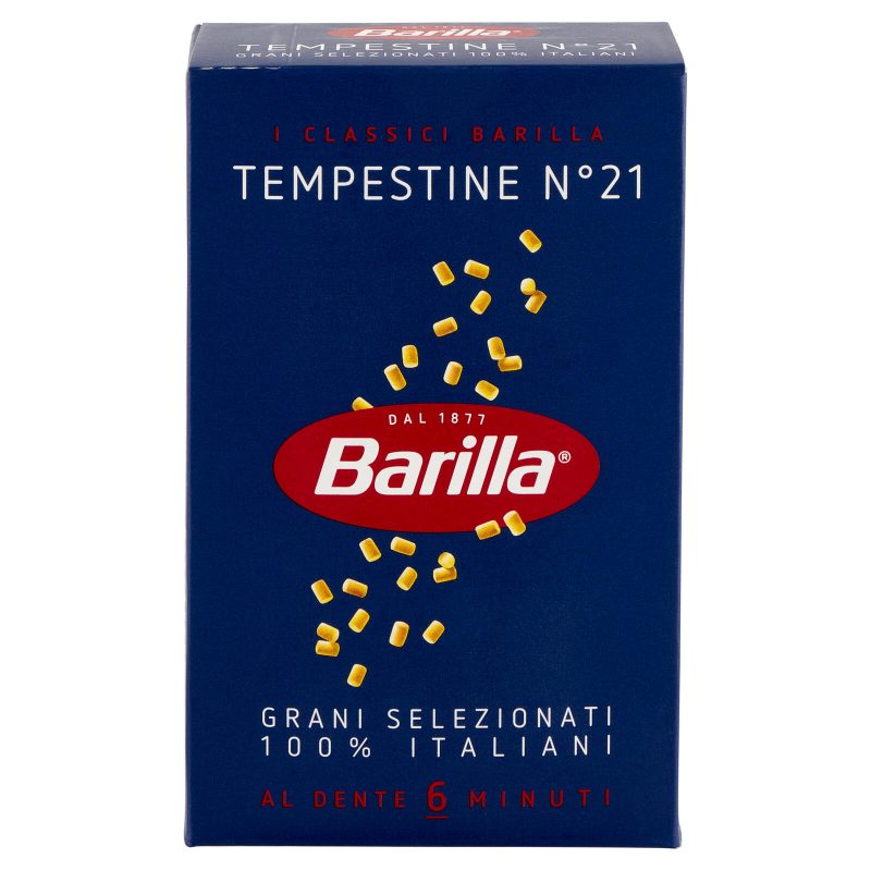 Barilla Pasta Tempestine n.21 100% Grano Italiano 500g