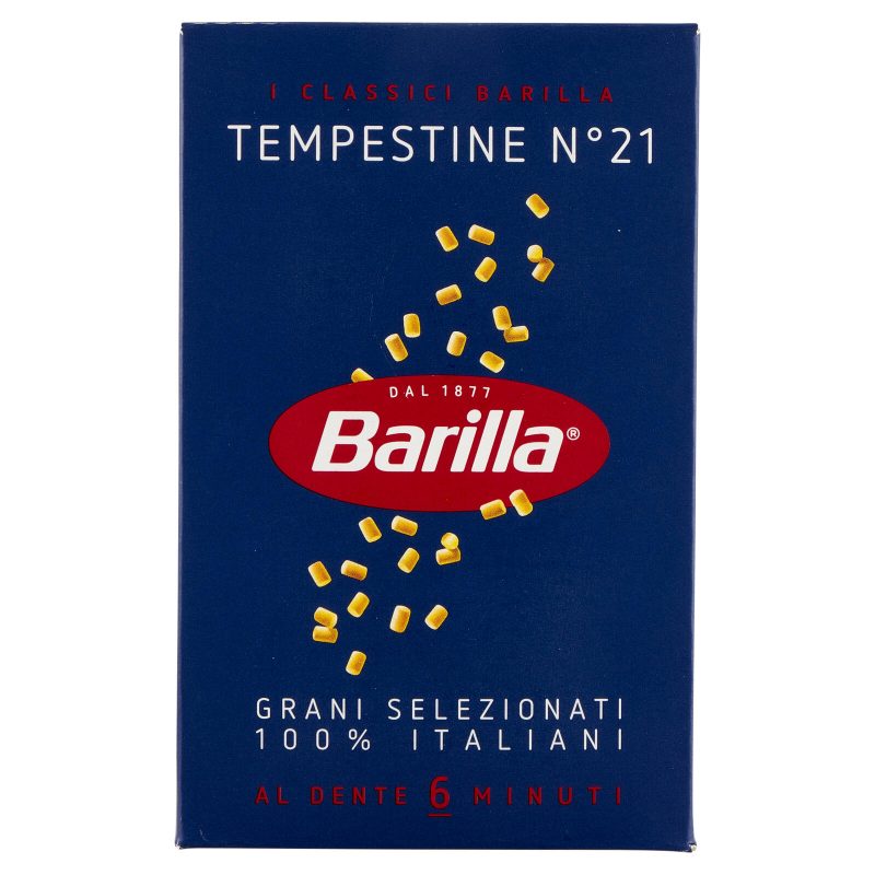 Barilla Pasta Tempestine n.21 100% Grano Italiano 500g