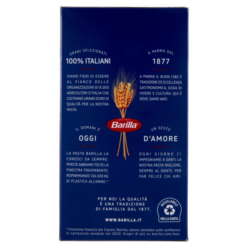 Barilla Pasta Risoni n.26 100% Grano Italiano 500 g