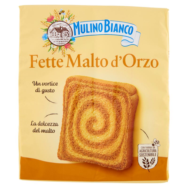 Mulino Bianco Fette Biscottate Malto d'Orzo 
315g