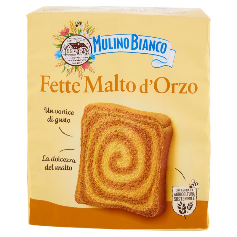 Mulino Bianco Fette Biscottate Malto d'Orzo 
315g