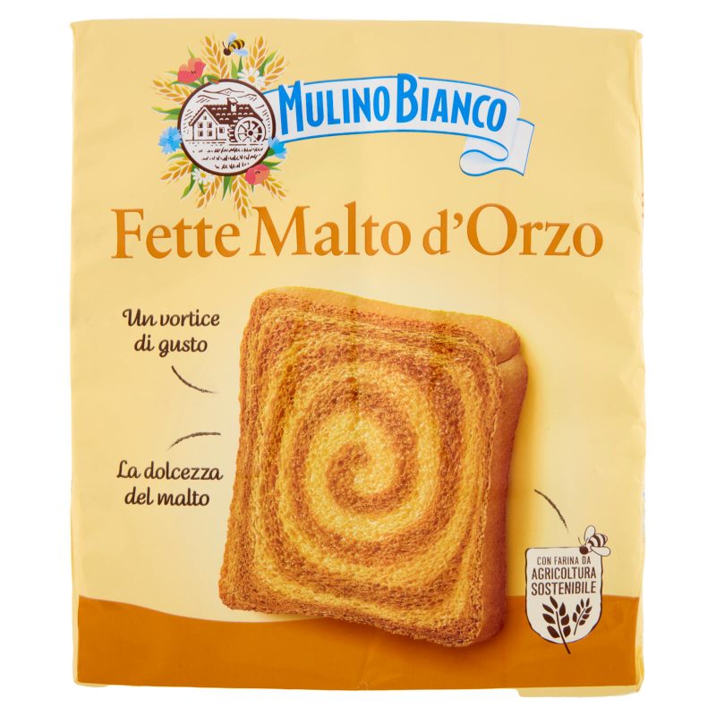 Mulino Bianco Fette Biscottate Malto d'Orzo 
315g