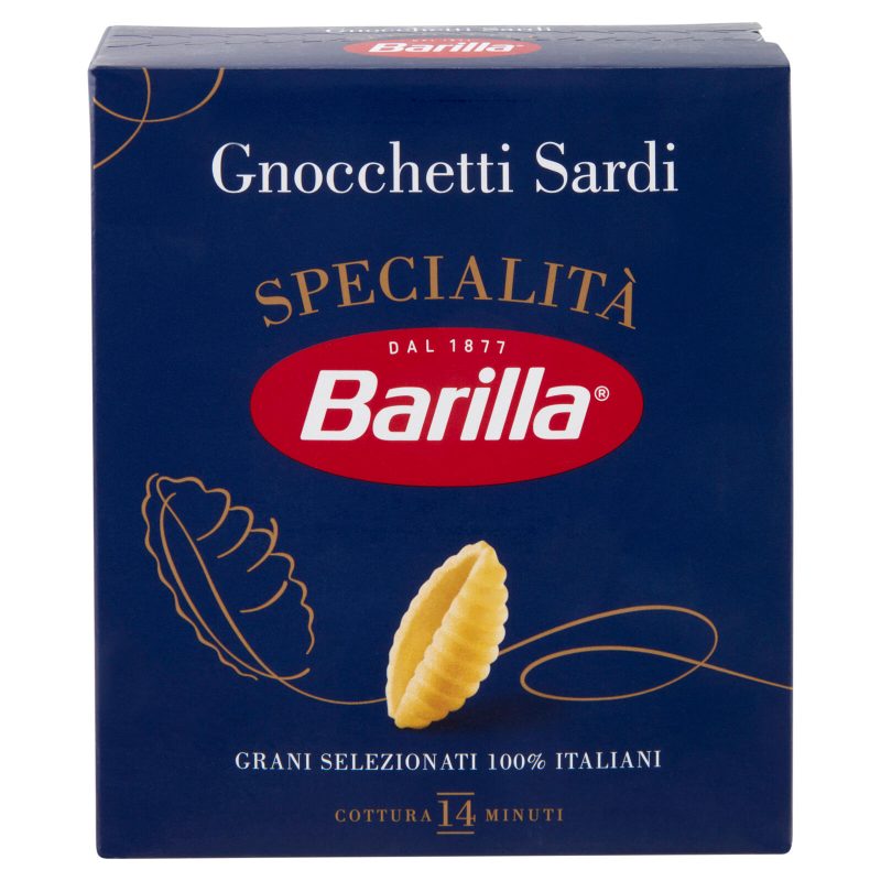 Barilla Pasta Specialità Gnocchetti Sardi 100% Grano Italiano 500g