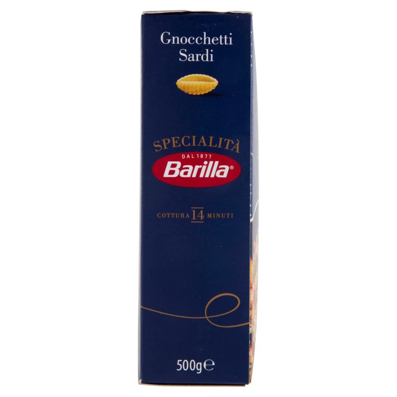 Barilla Pasta Specialità Gnocchetti Sardi 100% Grano Italiano 500g