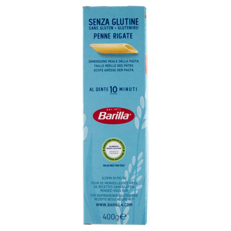 Barilla Pasta Penne Rigate Senza Glutine 400 g