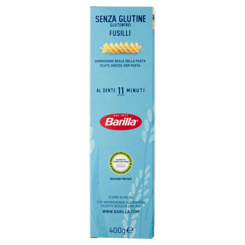 Barilla Pasta Fusilli Senza Glutine 400 g