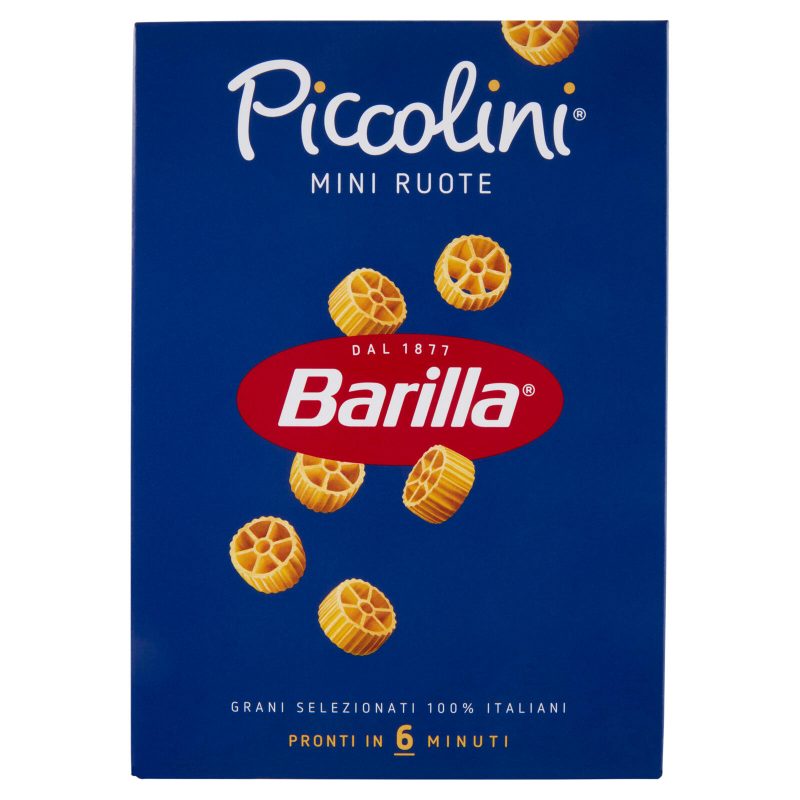 Barilla Pasta Piccolini Mini Ruote 100% Grano Italiano 500 g