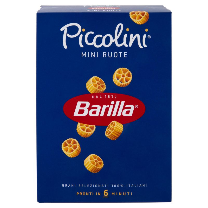 Barilla Pasta Piccolini Mini Ruote 100% Grano Italiano 500 g