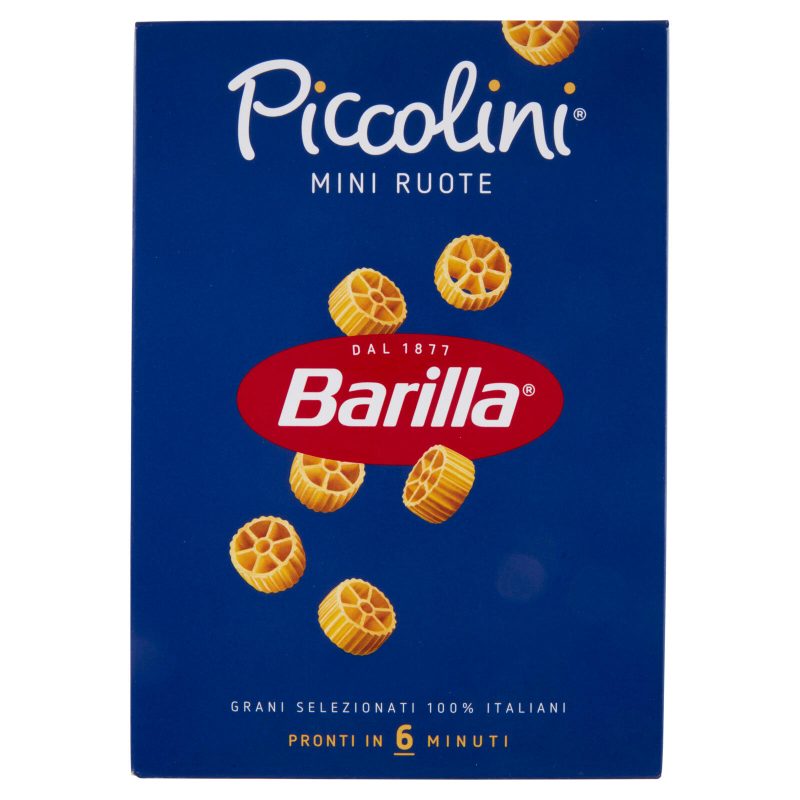 Barilla Pasta Piccolini Mini Ruote 100% Grano Italiano 500 g