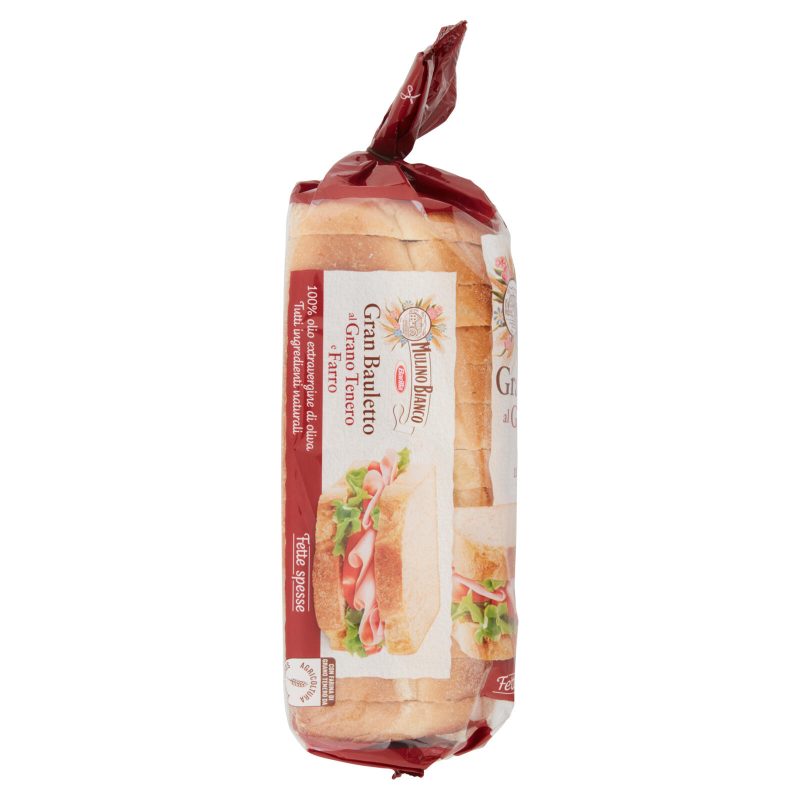 Mulino Bianco Gran Bauletto Pane con Grano Tenero e Farro 500 g