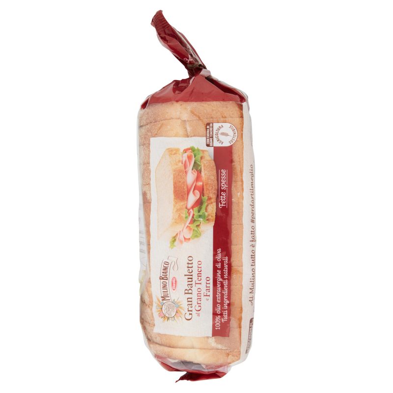 Mulino Bianco Gran Bauletto Pane con Grano Tenero e Farro 500 g