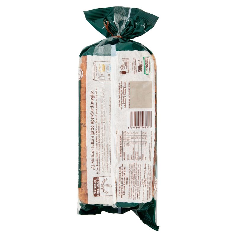 Mulino Bianco Gran Bauletto Pane Rustico 500g