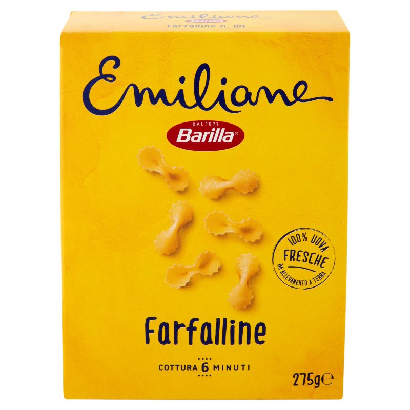 Barilla Emiliane Farfalline Pasta all'Uovo 275 g